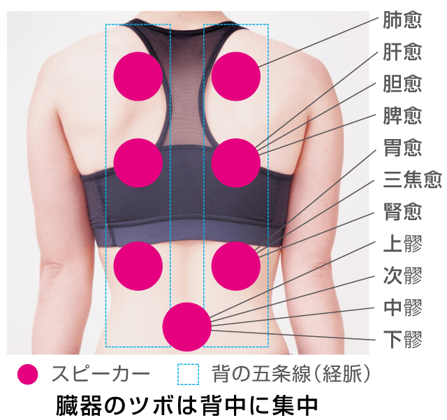 ツボを刺激