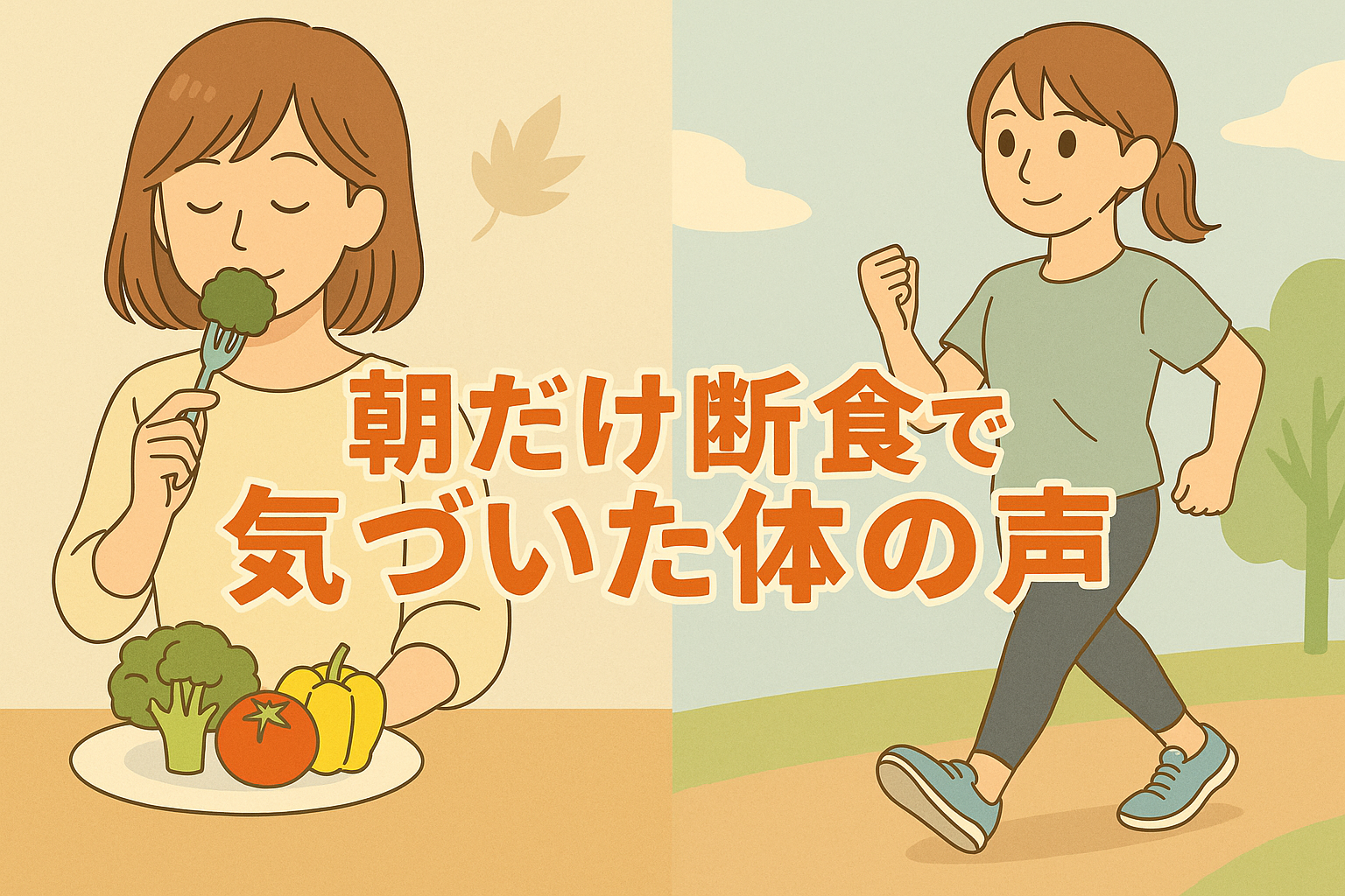 「朝だけ断食で気づいた体の声」―受付スタッフが実践した生活改善―